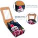 Buy Leather Lipstick Case & Mini Organizer with Mirror | Stylish Lip Gloss Holder for Travel - H918a0ggpy - Buy Online on GoSupps.com