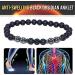 juyt Anti Varicose & Swelling Anklet 4pcs Anti-Swelling Black Obsidian Slimming Hematite Bracelet Magnetic Therapy Ankle Bracelet Adjustable Anklet for Relieve Veins and Weight Loss (C) - Buy Online on GoSupps.com