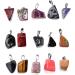 50 Mixed Stone Beads Crystal Pendants with Storage Bag for Jewelry Making - Irregular Style - Buy Online on GoSupps.com