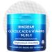 Hicream Glycolic Acid Exfoliating Pads Dual-Textured Facial Toner for Pore Care & Skin Radiance Deep Cleansing Peel with Niacinamide Salicylic Acid & Vitamins E B3 B5 (50 Pads)