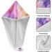 Super Absorbent Purple Red Orange Marble Hair Towel 2 Pack - Quick Dry Hair Turbans with Button Wrap for Women & Girls - Buy Online on GoSupps.com