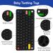 Utezena Silicone Teething Toy for Babies 3-12 Months - 2 Pack Baby Robot Keyboard Shape Hand Teether Toy with Storage Box - Sensory Chew Toy for Boys Girls - Phone/Keyboard Black - Buy Online on GoSupps.com