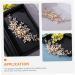Gogogmee Headgear Bridal Hair Comb Bridal Headpieces for Wedding Bride Hair Comb Wedding Pearl Hair Comb Wedding Hair Accessories for Brides Wedding Hair Comb Wedding Headpiece for Bride - Buy Online on GoSupps.com