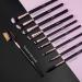 SOLVE Professional 16pcs Makeup Brushes Set with Case - Foundation & Eyeshadow Brush Set - Travel Friendly with Wooden Handles and Soft Synthetic Fiber - Buy Online on GoSupps.com