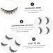 FRCOLOR 5 Pairs Short False Eyelashes Hair Eyelashes Natural Look Eyelashes False Lashes Handmade Eyelashes Natural Eyelashes 3d Eyelashes Make up Extend Artificial Fiber 6d 3.3x1.1x0.5cm Black - Buy Online on GoSupps.com