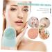 Gogogmee Silicone Face Brush Face Cleansing Brush Cleaning Scrubber Facial Cleansing Brush Face Scrubber Brush for Women Deep Face Cleaning Brush Silicone Brush Double Sided 8x6cm Green - Buy Online on GoSupps.com