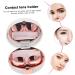Healeved Contact Lens Container Set - Travel Case with Mirror Marble Design | Eye Contact Holder for Safe Storage - Ideal for International Shipping - Buy Online on GoSupps.com