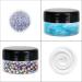 ZIQI 100 Pieces Sample Empty Containers 20g Clear Cosmetic Container Jars with Lids Plastic Pot Makeup Jars for Cosmetics Cream Lip Balm Lip Scrub Ointments-Leak Proof - Buy Online on GoSupps.com