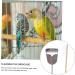 Beavorty Cage Cleaner 2pcs Set Birdcage Brush Bird Cage Pet Bird Cleaning Brush Parrot Cage Cleaning Brush Poo Remover 7x9cm Assorted Color - Buy Online on GoSupps.com