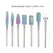 7pcs Nail Drill Bits Set - Tungsten Alloy Electric File & Grinding Heads with Storage Box for Professional Manicure - Buy Online on GoSupps.com