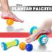Pasnity Foot Massage Roller & Spiky Ball Set for Plantar Fasciitis Relief - 1 Roller & 2 Balls Included (Light Blue) - Buy Online on GoSupps.com