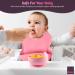 CHEEKYCHOPS 9 PCS Baby Weaning Set & Ebook Includes Baby Plate Adjustable Bib Cup Recipe Ebook Suction Baby Bowl and Spoon Baby weaning Set Baby Pink - Buy Online on GoSupps.com