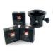 G.B.S Natural Shaving Soap kit- Black Shaver Mug Beard Care All-Natural Shaving Soaps Healthy Beard for Men s Grooming Mug Fits up to 4 oz Sandalwood Cedar Pine Shaving Soap 85g Each Soap