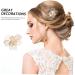 Didiseaon Clips for Hair Bridal Hair Accessories Metal Hair Comb Alloy Bridal Headpiece Plastic - Buy Online on GoSupps.com