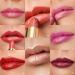 OULAC Metallic Shine Glitter Lipstick Red | Vegan & Cruelty-Free Long Lasting Lip Color - Cherry Bomb (12) - Buy Online on GoSupps.com