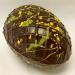 Elegant Easter Egg Premium Hand-Painted Swiss 58% Dark Chocolate Hollow with Petite Painted Dark Solid Eggs - Buy Online on GoSupps.com