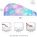 Microfiber Hair Turban with Rainbow Star - Quickly Drying Mermaid Design Perfect for Colored & Thick Hair - 2 Pack 24x61 cm - Buy Online on GoSupps.com