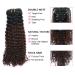ABH AmazingBeauty Ombre Kinky Curly Clip-In Hair Extensions for Black Women â€“ 3C 4A Remy Human Hair, Chocolate Brown T4, 14 Inch, 115g - Buy Online on GoSupps.com