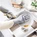 Silicone Dishwashing Scrubber Dish Washing Sponge Rubber Scrub Gloves 1 Pair Washing Bowls Gloves Tools 1 Pair Green - Buy Online on GoSupps.com
