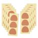 10 Sheets Moleskin Adhesive Pads Moleskin Tape Heel Stickers Adhesive Feet Pads Blister Prevention Tape Heel Protection Pad Blister Cushion Bandages for Reducing Friction Between Foot and Shoe