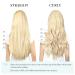 Doores Seamless Clip In Extensions - Real Hair 35cm 14 Inch Dirty Blonde Highlights 110g Remy Human Hair - Thick Natural & Seamless #18/613 - Buy Online on GoSupps.com