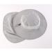 Home Prefer Outdoor UPF50+ Wide Brim Fishing Hat with Neck Flap - Light Gray - Buy Online on GoSupps.com