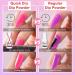 REDNEE 33 Pcs Fast Dry Dip Powder Nail Starter Kit - 24 Colors Gray Silver Sparkle Acrylic Dipping System with Base & Top Coat - RE13 Red, Pink, Purple - Buy Online on GoSupps.com