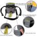 Dog Treat Pouch Bag with Poop Bag Holder, Clicker, Water Bowl - Gray/Green - Buy Online on GoSupps.com
