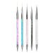 Create Stunning Nail Art with HOMEREVEL Brush Set - 5 Nail Art Brushes for Precise Designs and Fine Detailing - Perfect for Salons and DIY at Home 5Pcs