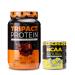 Nutrology TRIPACT Protein Powder 7-in-1 Meal Replacement Shake Creamy Chocolate (40 Servings) BCAA Natural Plant Based BCAA Powder Lemonade Flavor (30 Servings)