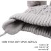 XIAOHAWANG Warm Kids Beanie | Winter Knitted Baby Hat | Boys Girls Infant Toddler Toque with Pompom | 0-6 Months Gray - Buy Online on GoSupps.com
