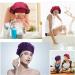 Arqumi Silk Bonnet 2PCS Large Adjustable Satin Hair Wrap for Sleeping | Elastic Stay On Cap for Long Curly Hair | Women's Hair Care - Purple & Wine Red - Buy Online on GoSupps.com
