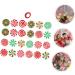 OFFSCH 24 Sheets Christmas Candy Decorations Christmas Tree Pendants Christmas Hanging Candies Manual Label - Buy Online on GoSupps.com