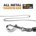Mighty Paw 9m Dog Tie Out Cable | Chew Proof Braided Steel Tether Lead for X-Large Dogs 25-50kg | Ideal for Yard, Camping, Beach & Garden - Buy Online on GoSupps.com