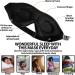 Luxury Sleep Eye Mask for Men & Women - Black Concave Molded Night Sleep Mask - Comfortable Cover for Travel, Yoga, Nap - 3D Contoured Cup Sleeping Mask & Blindfold - Buy Online on GoSupps.com