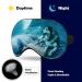 Wolf On Full Moon Night Sleep Mask - Adjustable Blindfold for Sleeping, Travel, and Nap - Blocks Light for Men and Women - Buy Online on GoSupps.com