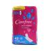 Carefree Acti-Fresh Body Shape Pantiliners Long To Go Unscented - 42 Liners Pack of 3 (Packaging May Vary)