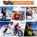 Buy Heated Socks - Self-Heating Winter Socks for Men & Women | 2 Pairs Tourmaline Foot Warmers for Outdoor Activities (Black/Red) - Buy Online on GoSupps.com
