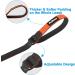 Petbonus Short Dog Leash - Reflective Adjustable & Padded Handle Safety Bracelet for Roller Linen - Extra Layer of Safety for Strollers (Orange) - Buy Online on GoSupps.com