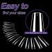 Infilila Coffin Nails Tip 240PCS XL Press on Nails Clear Full Cover Acrylic Ballerina Fake Nails - Nail Salon Art Kit - Buy Online on GoSupps.com