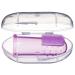 Soft Silicone Baby Finger Toothbrush with Case - Gentle Gum Massager and Teether Brush for Babies and Toddlers | 3 Months and Up | Pink - Buy Online on GoSupps.com