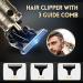 Professional T-Blade Cordless Hair Trimmer for Men - Zero Gap Electric Beard & Hair Clippers Kit with LCD Display - Rechargeable & Gold - Perfect Gifts for Men - Buy Online on GoSupps.com