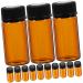 NOLITOY 100pcs Essential Oil Bottle Glass Empty Oil Bottle Filling Travel