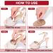 Metatarsal Pads 6 Pairs - Gel Foot Cushion Inserts for Women - All Day Pain Relief - Professional Reusable Forefoot Pads - Buy Online on GoSupps.com