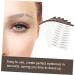 Angoily False Eyebrows Stickers 6pcs Eyebrow Stickers Miss Transfer Stickers European and American Brow Shaper 5.8X1X0.1CM Brown - Buy Online on GoSupps.com