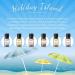 EUQEE Holiday Island Fragrance Oils Gift Set - Essential Oils for Diffusers - Aromatherapy Oil Blend of Pineapple Coconut, Sea Breeze, Bubble Gum, Bay Rum, Marshmallow - 6 Pack 10 ml - Buy Online on GoSupps.com