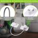 Child Safety Lock Set for Window Fridge Cabinet Doors - 4 PCS White Adhesive Locks - Secure Your Home - Buy Online on GoSupps.com