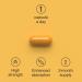 High Strength Turmeric Curcumin Capsules with Black Pepper - 60 Tablets, 500mg One a Day - 95% Curcuminoids for Enhanced Absorption - Premium Herbal Supplement - Buy Online on GoSupps.com