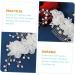 Mikinona Flower Side Hair Comb Girls Hair Accessory Rhinestone Headpiece Hair Jewels for Women Rhinestone Hair Comb Wedding Hair Comb Rhinestones Wedding Dress Bride Hair Piece - Buy Online on GoSupps.com