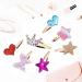 16Pcs Cute Star/Crown/Heart Hair Clips for Girls - Sparkly Metal Snap Hair Pins for Kids, Baby & Women - Buy Online on GoSupps.com
